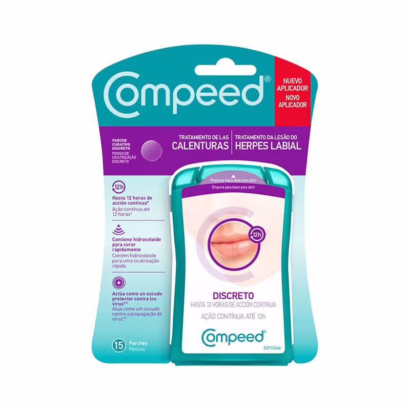 Compeed Penso Invisível Tratamento Herpes Labial 15 unidades