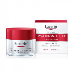 Eucerin Hyaluron-Filler + Volume-Lift Jour SPF15+ Peaux Normales à Mixtes 50ml