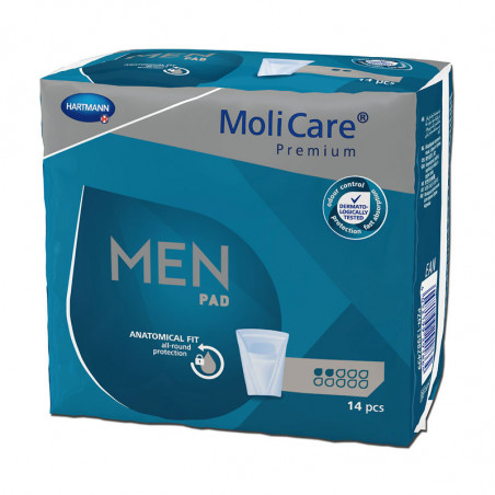 MoliCare Premium Men Pad 2 Drops 14 unités