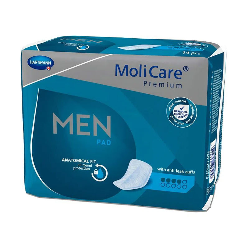 MoliCare Premium Men Pad 4 gotas 14 piezas