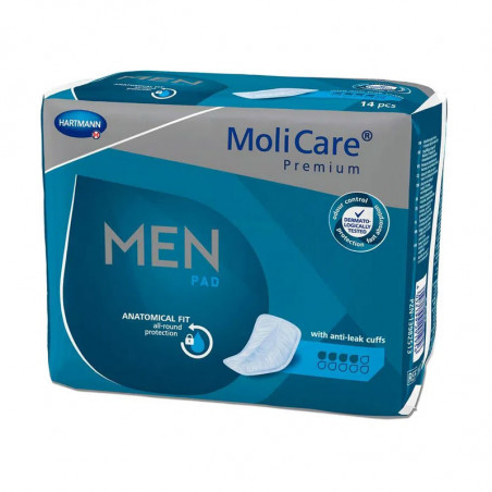 MoliCare Premium Men Pad 4 gotas 14 piezas
