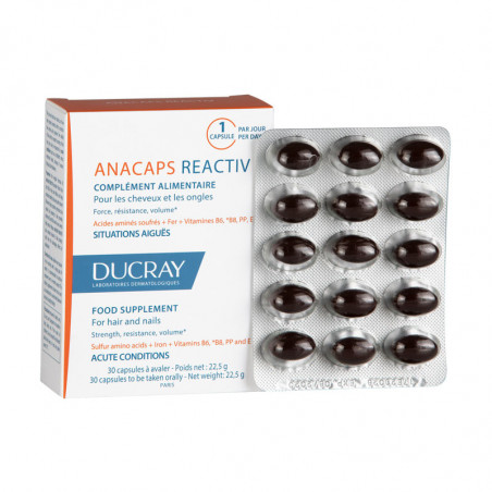 Ducray Anacaps Reactiv 30 gélules