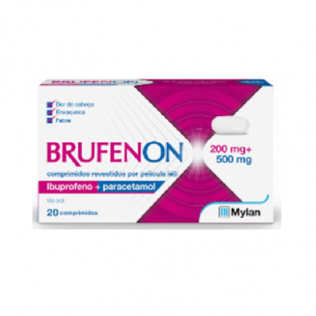 Brufenon 200mg + 500mg 20 comprimidos