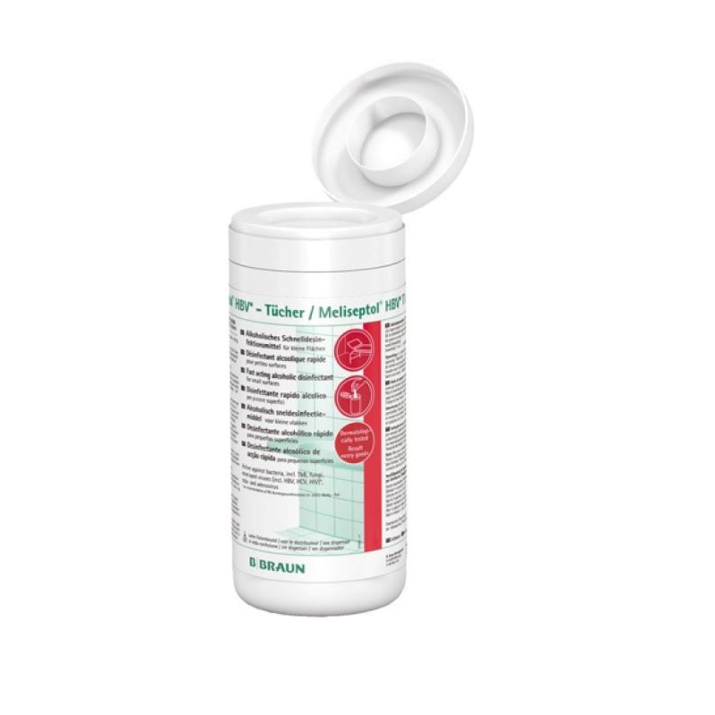 Meliseptol HBV Toalhetes Caixa 100 unidades