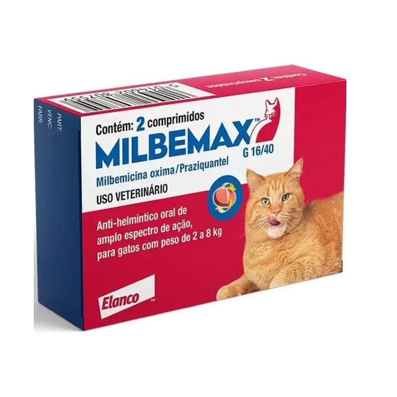 Milbemax Chats 2 comprimés