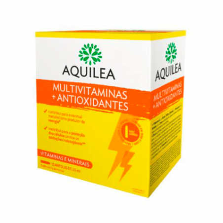 Aquilea Multivitamines + Ampoules Antioxydantes 15pcs