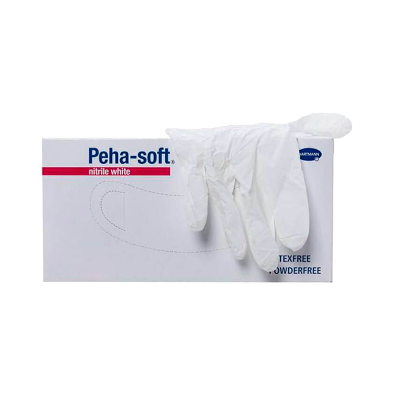 Guantes Hartmann Peha-Soft Nitrile Blanco Talla L
