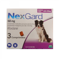 Nexgard L Cães 10-25kg 3 comprimidos