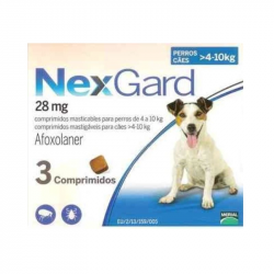 Nexgard M Cães 4-10kg 3 comprimidos