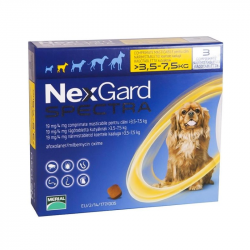Nexgard Spectra Cães 3,5-7,5Kg 3 comprimidos