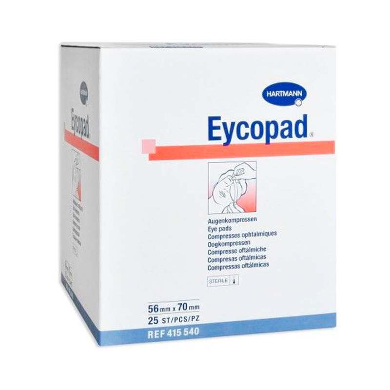 Hartmann Eycopad Patchs pour les yeux 56x70mm 25pcs