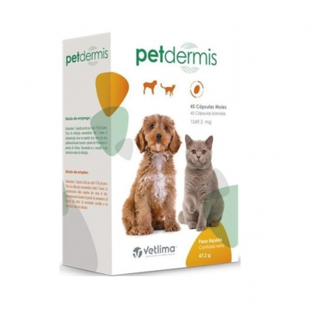 Petdermis 1049mg 45 gélules Petdermis 1049mg 45 gélules