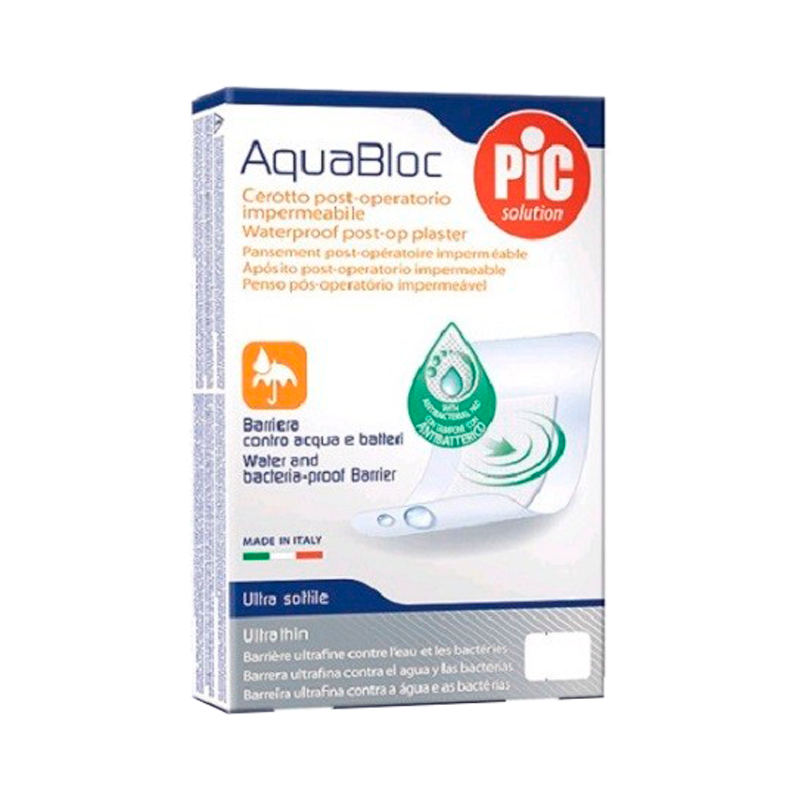 Pic AquaBloc Apósito Postoperatorio 10x6cm 5 unidades
