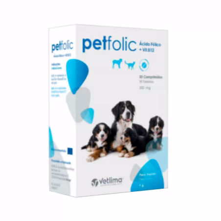 Petfolic 300 mg 30 pastillas