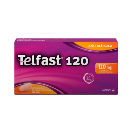 Telfast 120 mg 20 pastillas