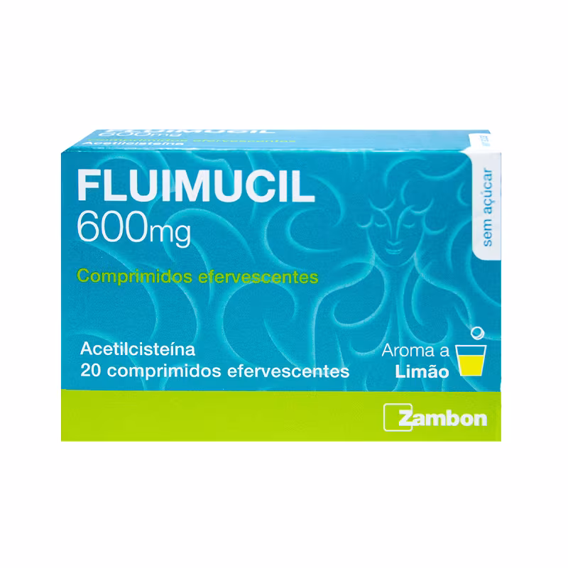 Fluimucil 600mg 20 Comprimés Effervescents