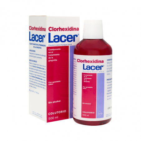 Lacer Enjuague Bucal Clorohexidina 500ml