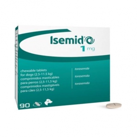 Isemid 1mg (2,5-11,5kg) 90 comprimidos