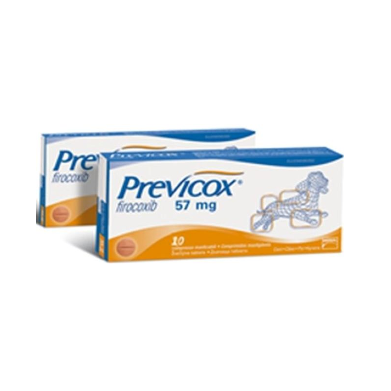 Previcox 57mg 10 comprimés