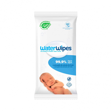 WaterWipes Bio Lingettes pour bébé 28 unités