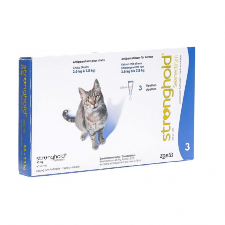 Stronghold 45mg (2,6-7,5kg) 3 pipettes