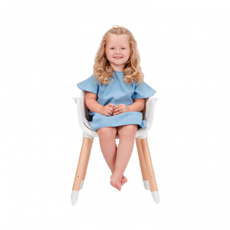 Kin derkraft Chaise haute 2en1 SIENNA 6m+ Rose Kin derkraft Chaise haute 2en1 SIENNA 6m+ Rose