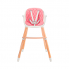 Kin derkraft Chaise haute 2en1 SIENNA 6m+ Rose Kin derkraft Chaise haute 2en1 SIENNA 6m+ Rose