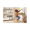 KinderKraft Silla Para Comer Enock de Madera Blanca Con Cojín KinderKraft Silla Para Comer Enock de Madera Blanca Con Cojín