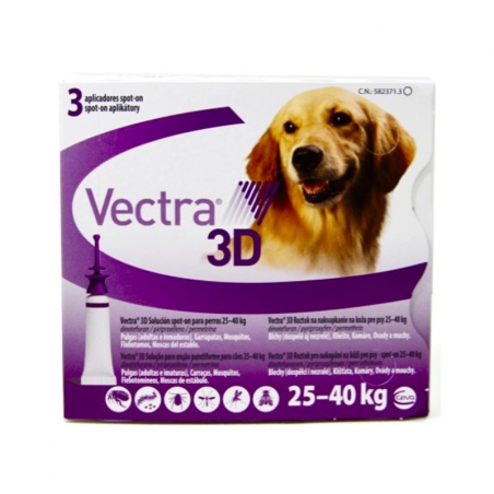 Vectra 3D Dog 25-40 kg 3 pipetas