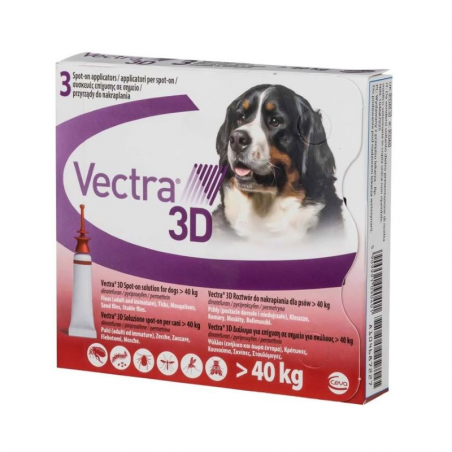 Vectra 3D Dog + 40Kg 3Pipetas