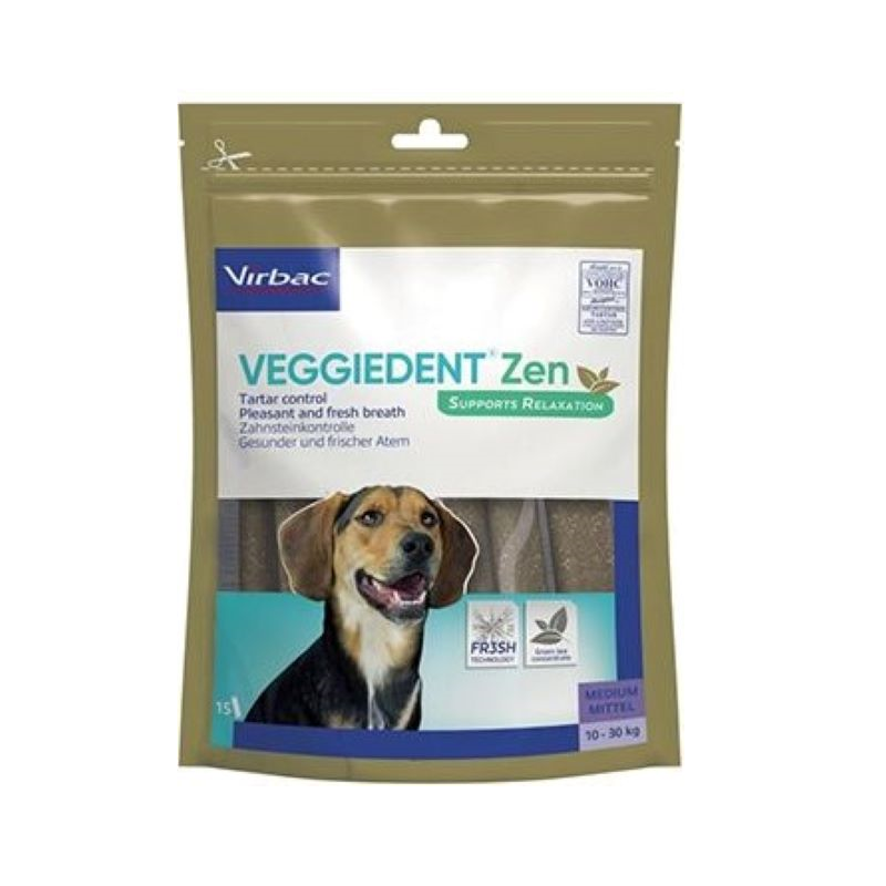 VeggieDent Zen M 10-30kg 15 unidades