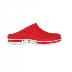 Wock Clog Socas Hospitalares 17 Branco/Vermelho