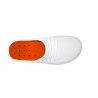 Wock Clog Socas Hospitalares 01 Laranja/Branco Wock Clog Socas Hospitalares 01 Laranja/Branco