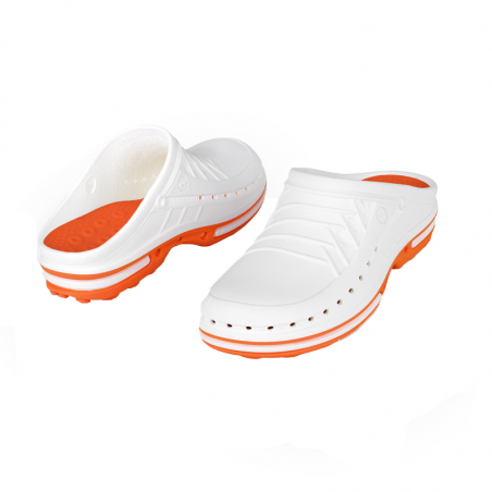 Wock Clog 43/44 Socas Hospitalares 01 Orange/White Wock Clog 43/44 Socas Hospitalares 01 Orange/White