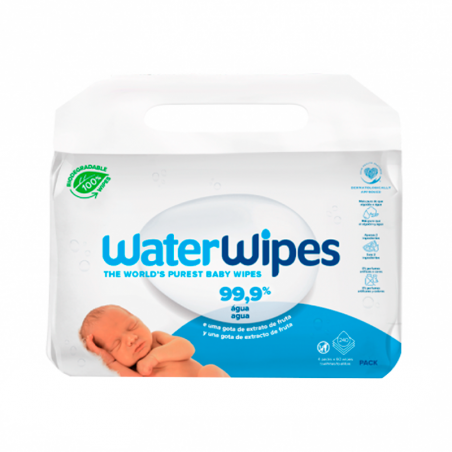 WaterWipes 3x60 unidades Biodegradable