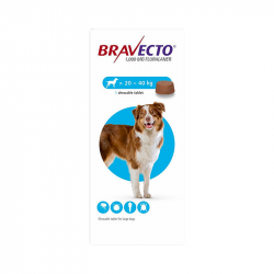 Bravecto 20-40kg 1 comprimido