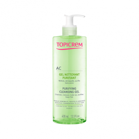 Topicrem AC Gel Limpiador Purificante 400ml