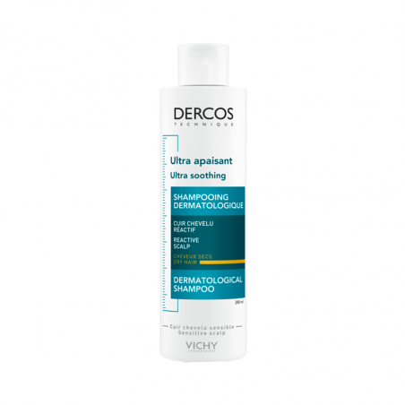Dercos Technique Shampooing Ultra-Apaisant Cheveux Secs 200 ml