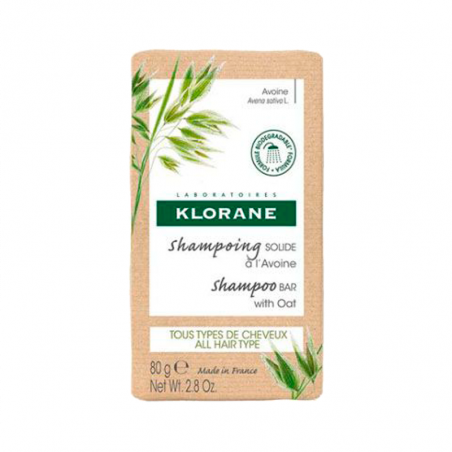 Klorane Oat Bio Solid Shampoo 80gr