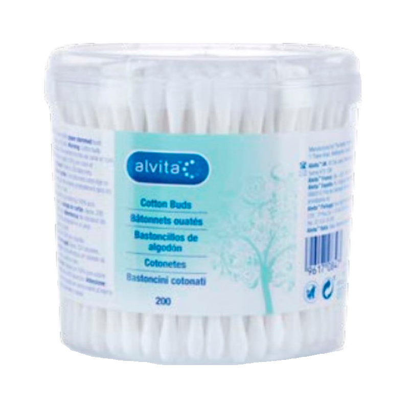 Alvita Cotton Swabs 200units