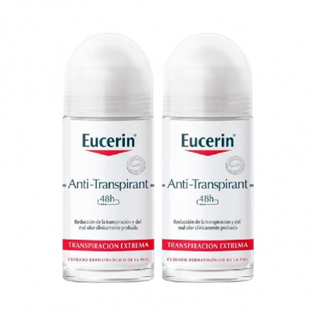 Eucerin Antitranspirante Roll-On 48h 2x50ml