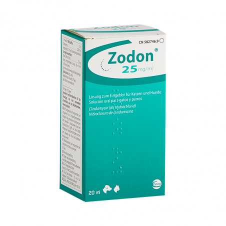 Zodon 25 mg/ml Solución oral 20 ml