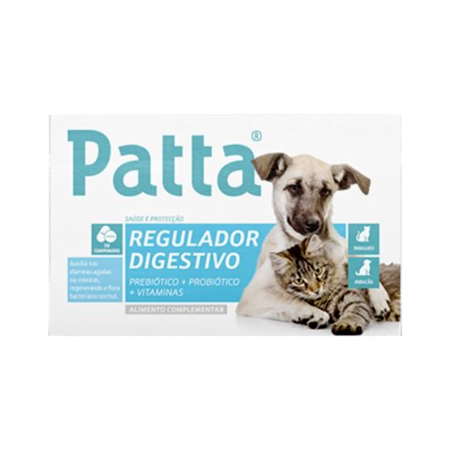 Patta Regulador Digestivo Perro / Gato 30 Pastillas