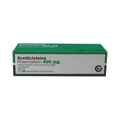 Acetilcisteína Pharmakern 600mg 20 comprimidos efervescentes