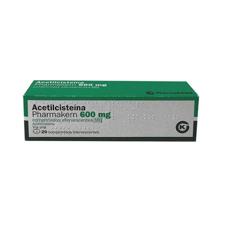 Pharmakern Acetylcystéine 600mg 20 comprimés effervescents Pharmakern Acetylcystéine 600mg 20 comprimés effervescents