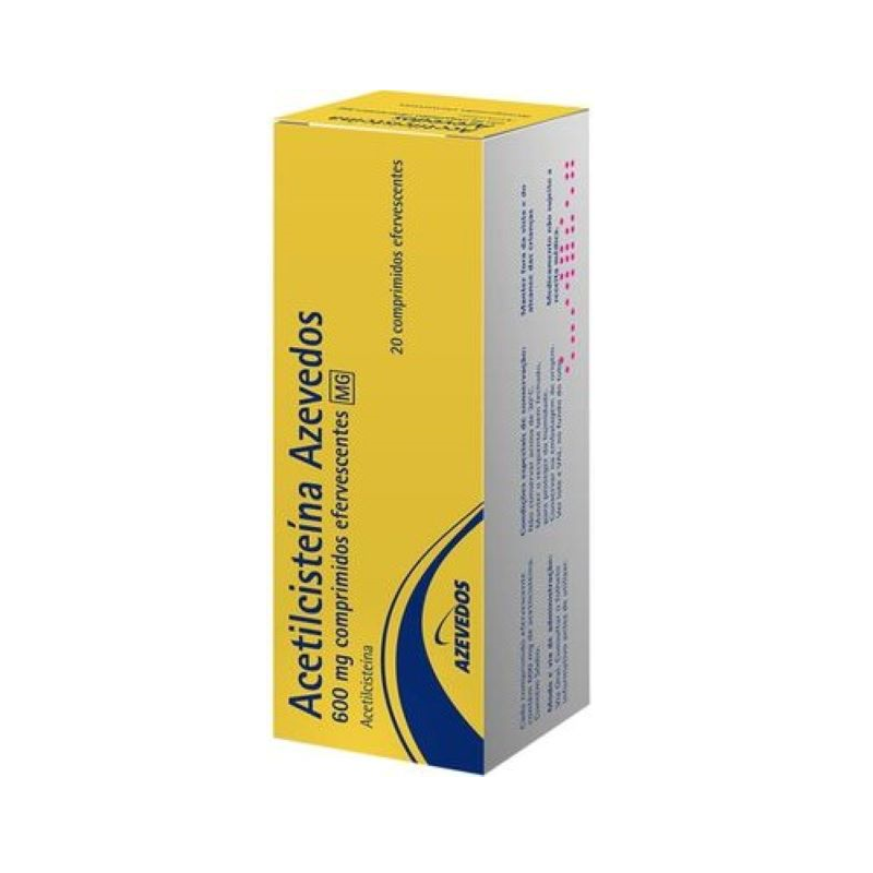 Acétylcystéine Azevedos 600mg 20 comprimés effervescents