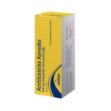 Acetylcysteine Azevedos 600mg 20 effervescent tablets
