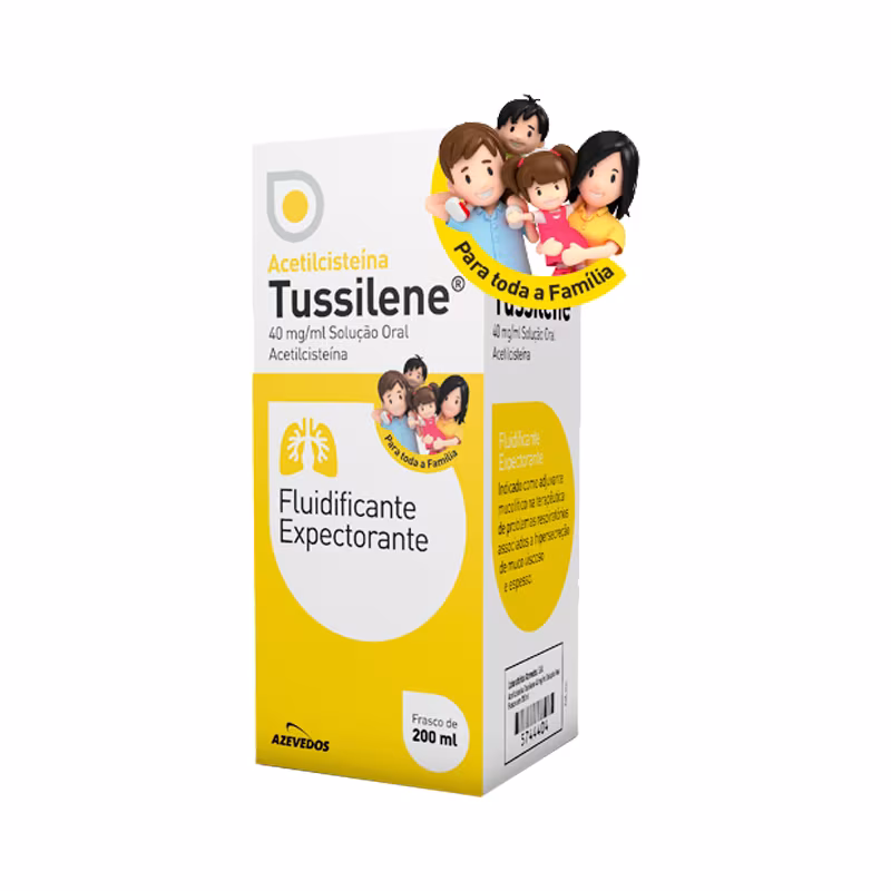 Acetilcisteína Tussilene 40mg/ml 200 ml solución oral