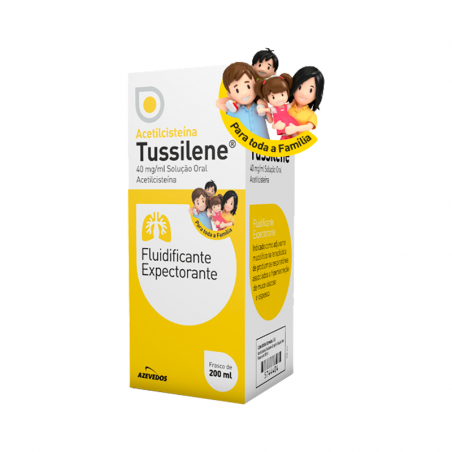 Acétylcystéine Tussilene 40mg/ml 200ml solution buvable