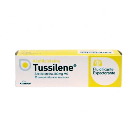 Acetilcisteína Tussilene 600 mg 20 comprimidos efervescentes